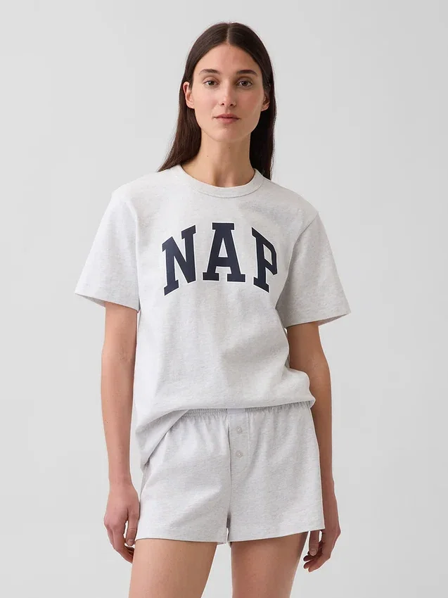 Nap Logo Oversized Pj T-Shirt