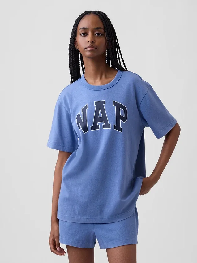 Nap Logo Oversized Pj T-Shirt