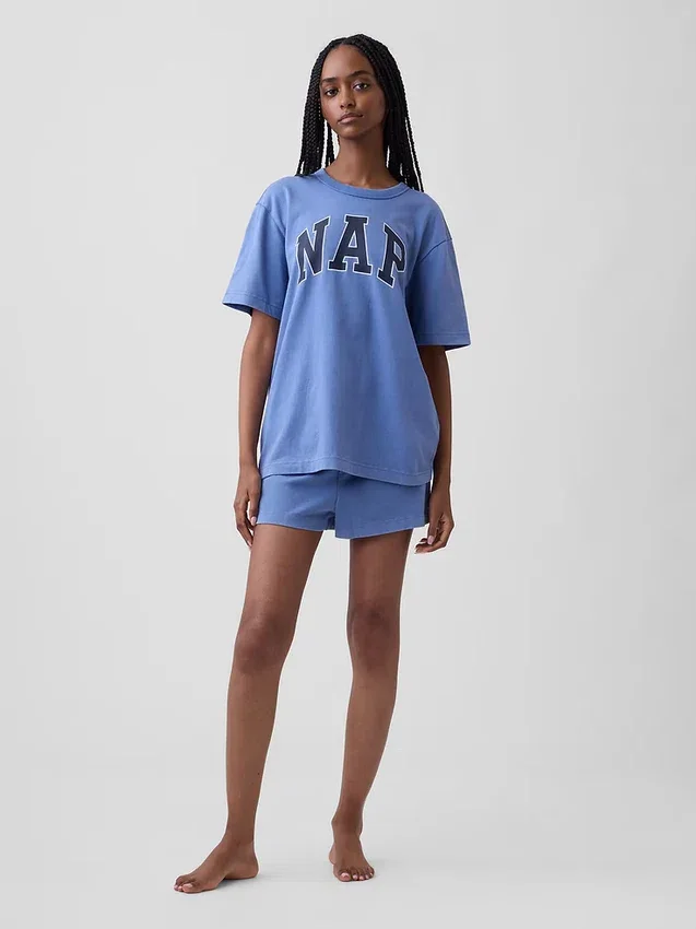 Nap Logo Oversized Pj T-Shirt