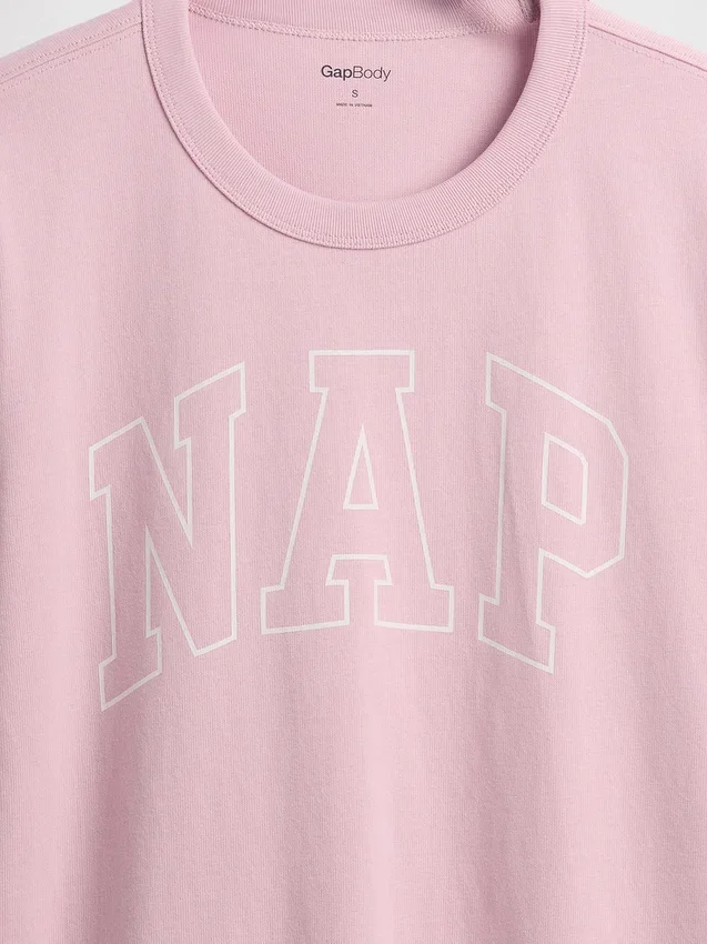 Nap Logo Oversized Pj T-Shirt
