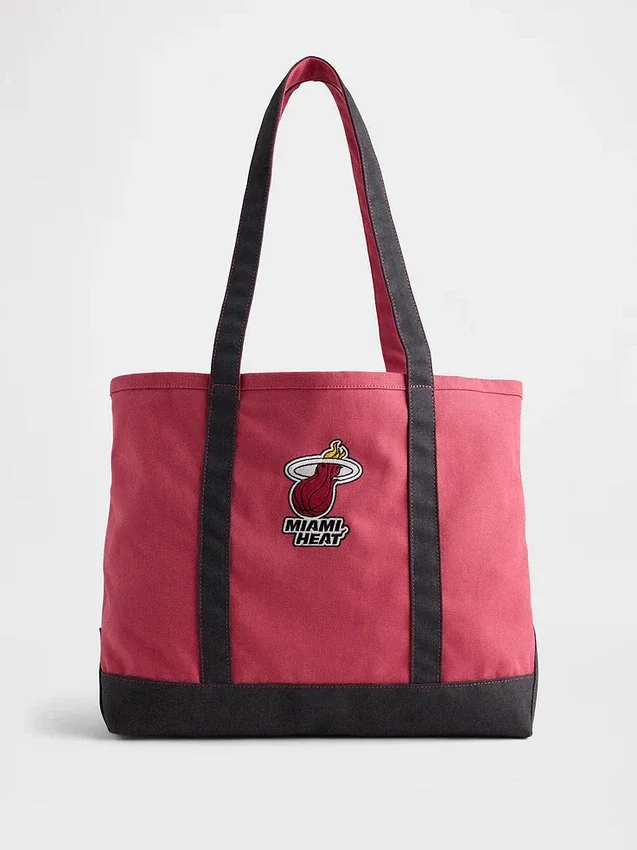Nba Miami Heat Logo Tote Bag