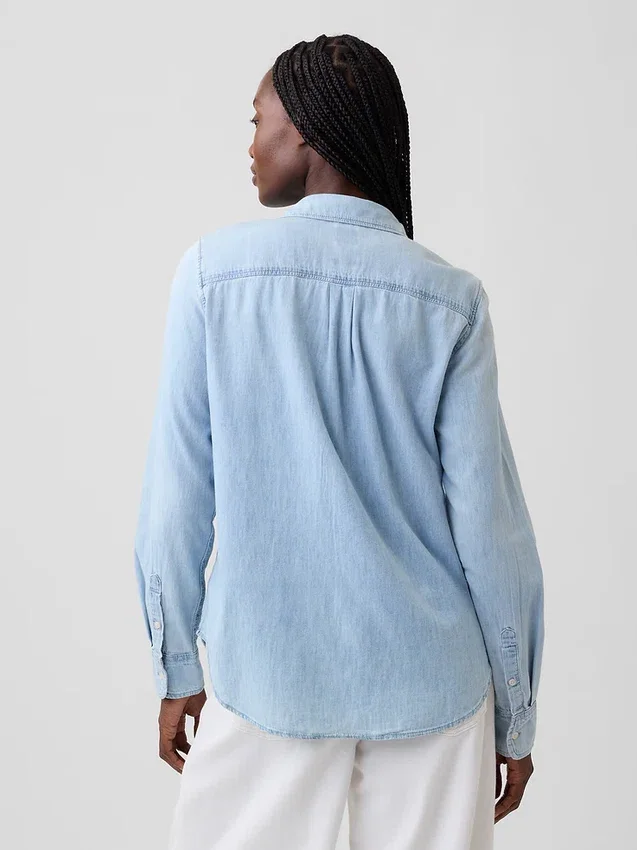 Organic Cotton Denim Classic Shirt