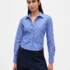 Organic Cotton Fitted Crop Shirt