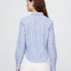 Organic Cotton Fitted Crop Shirt