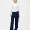 Organic Cotton Fitted Crop Shirt