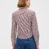 Organic Cotton Fitted Crop Shirt