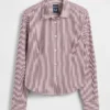 Organic Cotton Fitted Crop Shirt