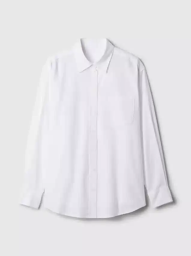 Organic Cotton Oxford Big Shirt