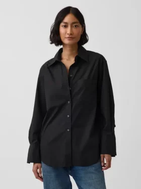 Organic Cotton Poplin Big Shirt