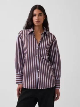 Organic Cotton Poplin Big Shirt