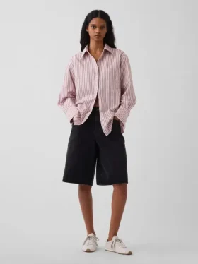 Organic Cotton Poplin Big Shirt