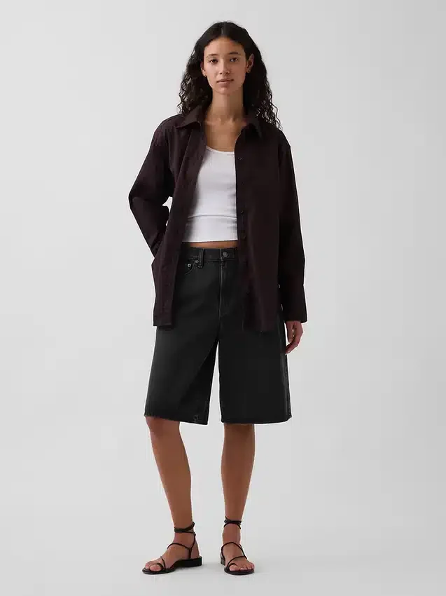 Organic Cotton Poplin Big Shirt