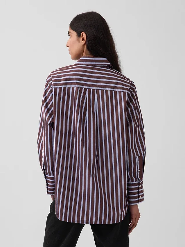 Organic Cotton Poplin Big Shirt