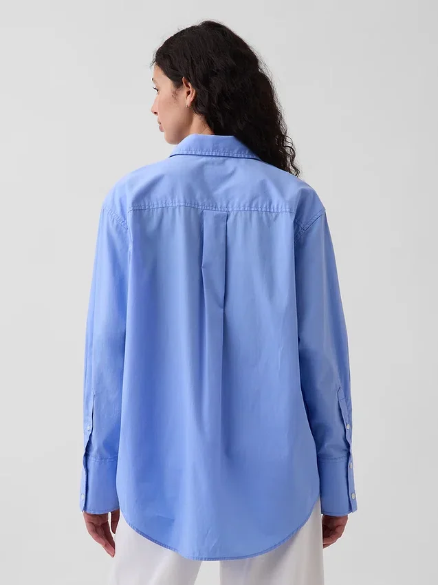 Organic Cotton Poplin Big Shirt
