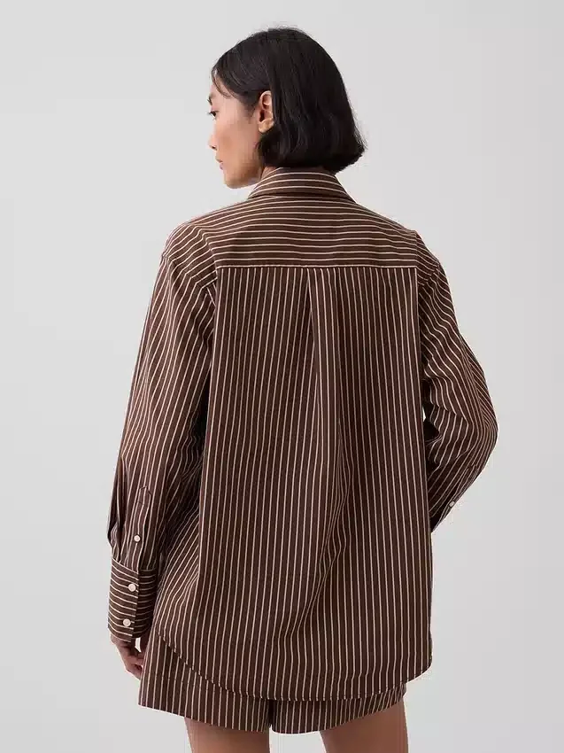 Organic Cotton Poplin Big Shirt