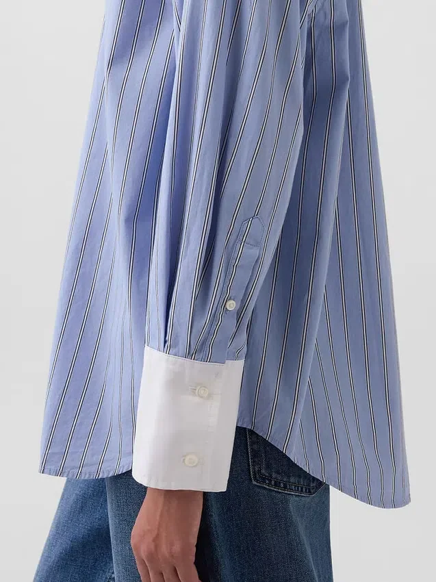 Organic Cotton Poplin Big Shirt