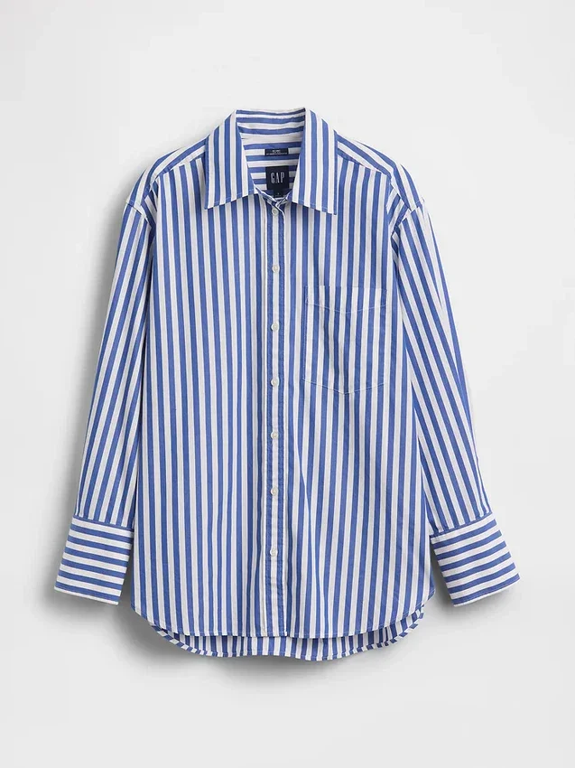 Organic Cotton Poplin Big Shirt