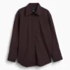 Organic Cotton Poplin Big Shirt