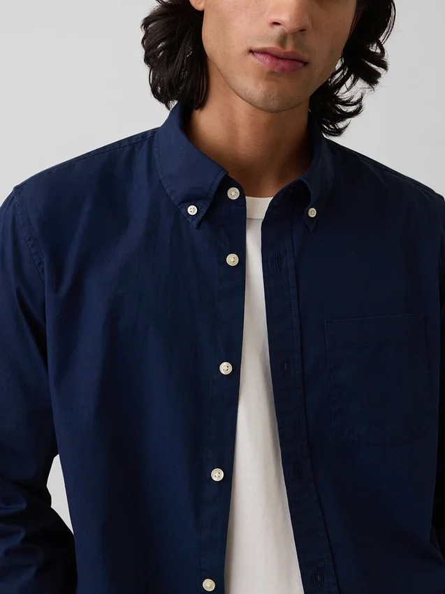 Organic Cotton Poplin Classic Shirt