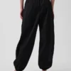 Organic Cotton Poplin Easy Baggy Joggers