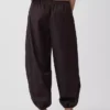 Organic Cotton Poplin Easy Baggy Joggers