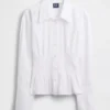 Organic Cotton Poplin Fitted Shirt
