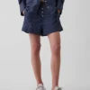 Organic Cotton Poplin Stripe Boxer Shorts