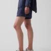 Organic Cotton Poplin Stripe Boxer Shorts