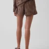 Organic Cotton Poplin Stripe Boxer Shorts