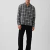 Organic Cotton Relaxed Flannel Shirt