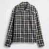 Organic Cotton Relaxed Flannel Shirt
