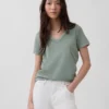 Organic Cotton Vintagesoft V-Neck T-Shirt