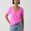 Organic Cotton Vintagesoft V-Neck T-Shirt