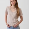 Organic Cotton Vintagesoft V-Neck T-Shirt