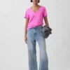 Organic Cotton Vintagesoft V-Neck T-Shirt