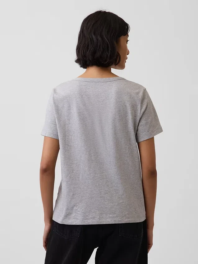 Organic Cotton Vintagesoft V-Neck T-Shirt