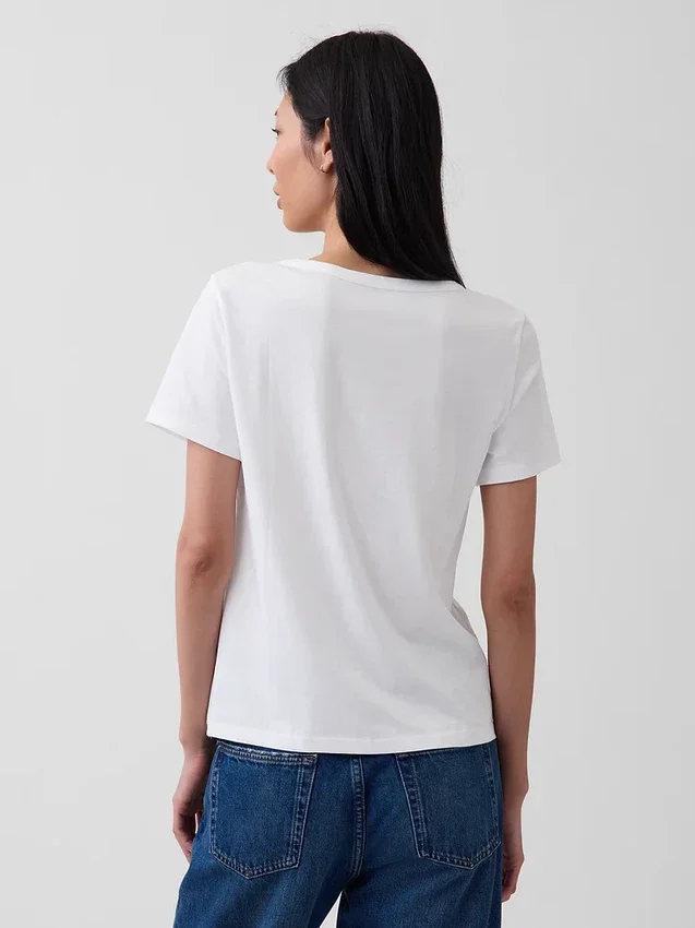 Organic Cotton Vintagesoft V-Neck T-Shirt