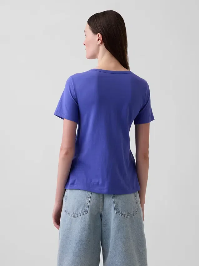 Organic Cotton Vintagesoft V-Neck T-Shirt