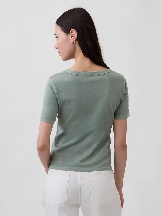 Organic Cotton Vintagesoft V-Neck T-Shirt