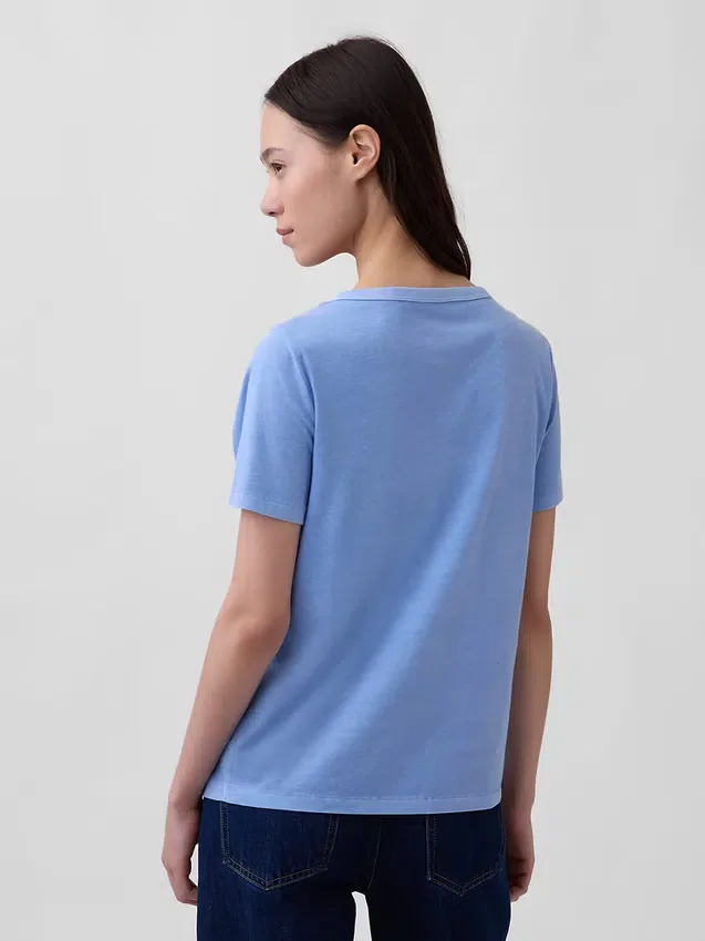 Organic Cotton Vintagesoft V-Neck T-Shirt