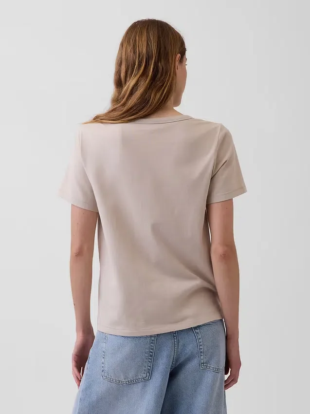 Organic Cotton Vintagesoft V-Neck T-Shirt