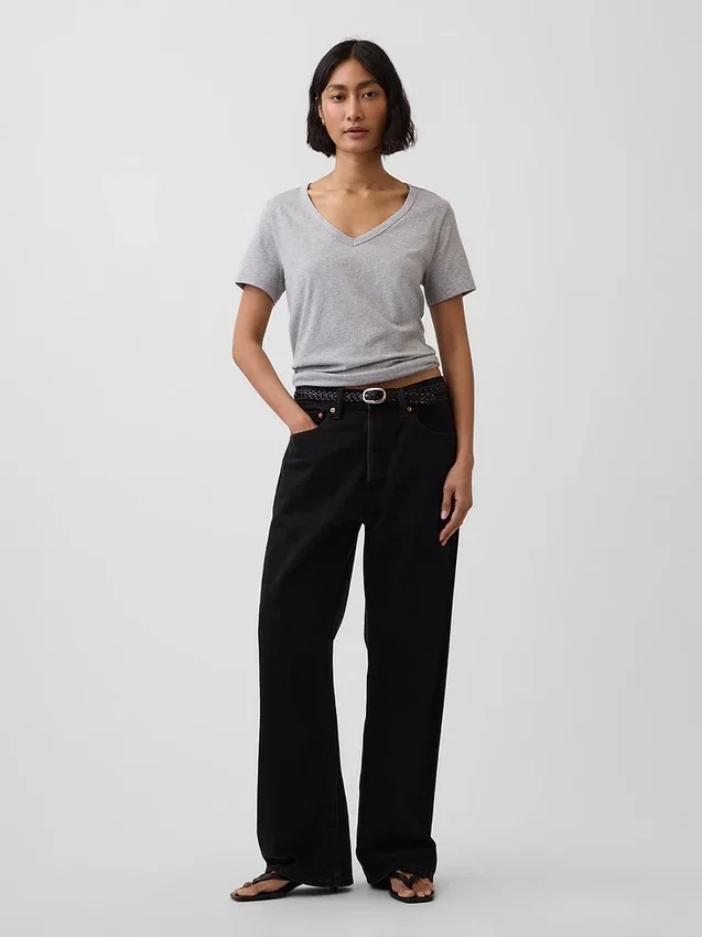Organic Cotton Vintagesoft V-Neck T-Shirt
