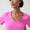 Organic Cotton Vintagesoft V-Neck T-Shirt