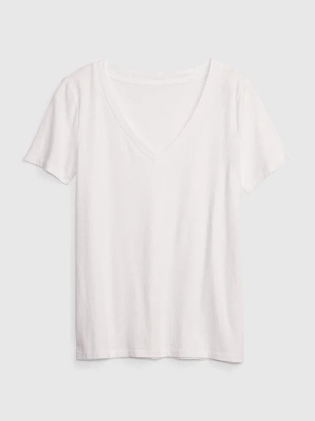 Organic Cotton Vintagesoft V-Neck T-Shirt