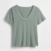 Organic Cotton Vintagesoft V-Neck T-Shirt