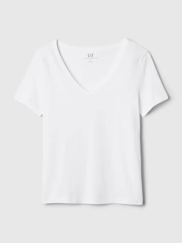 Organic Cotton Vintagesoft V-Neck T-Shirt