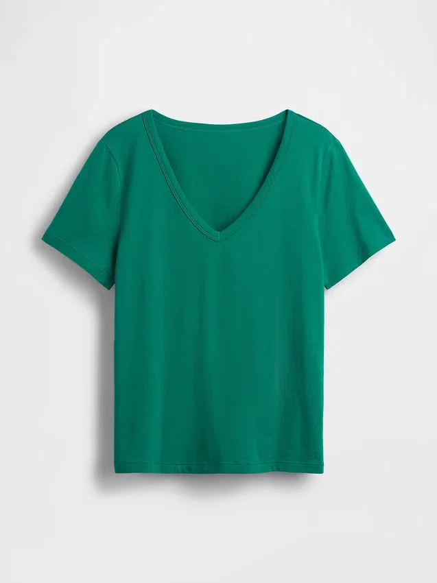 Organic Cotton Vintagesoft V-Neck T-Shirt