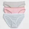 Organic Stretch Cotton Bikini (3-Pack)