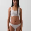 Organic Stretch Cotton Gap Logo Bralette