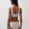 Organic Stretch Cotton Gap Logo Bralette